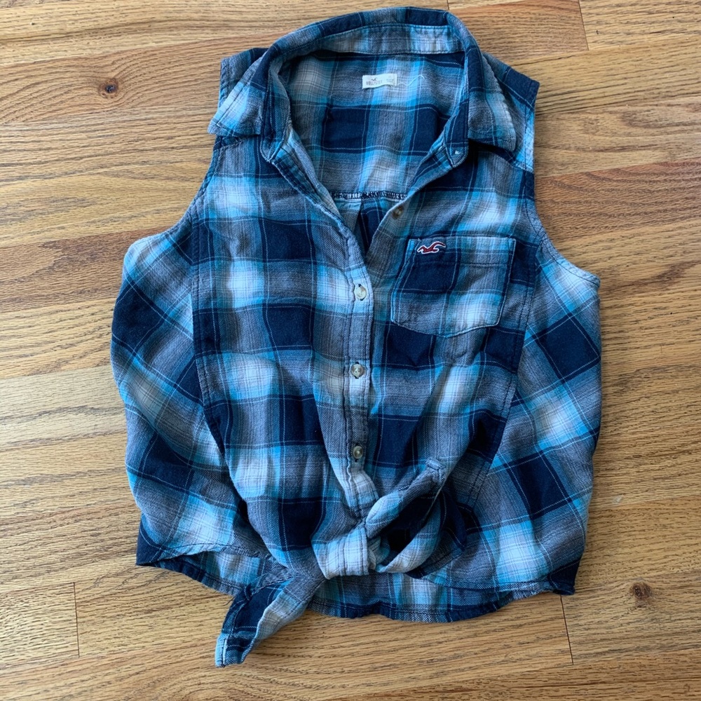 Hollister Tank Top Flannel